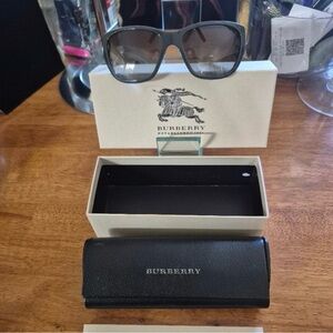 Burberry Sunglasses with Gold Trim